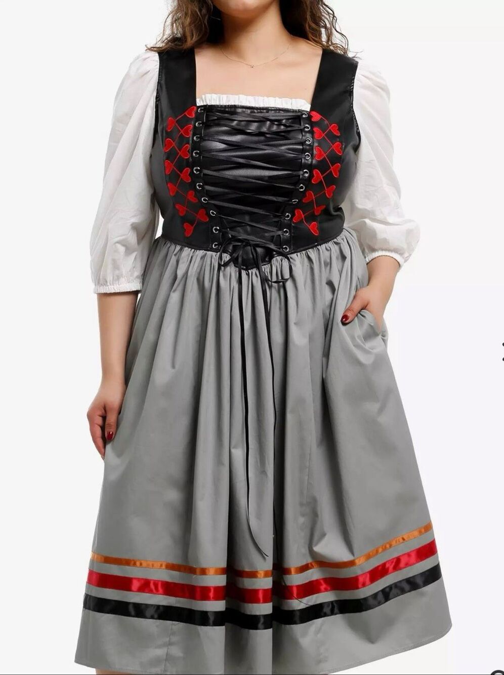 Her Universe “Wuthering Heights" Corset Dress Plus Size 2 Nwt